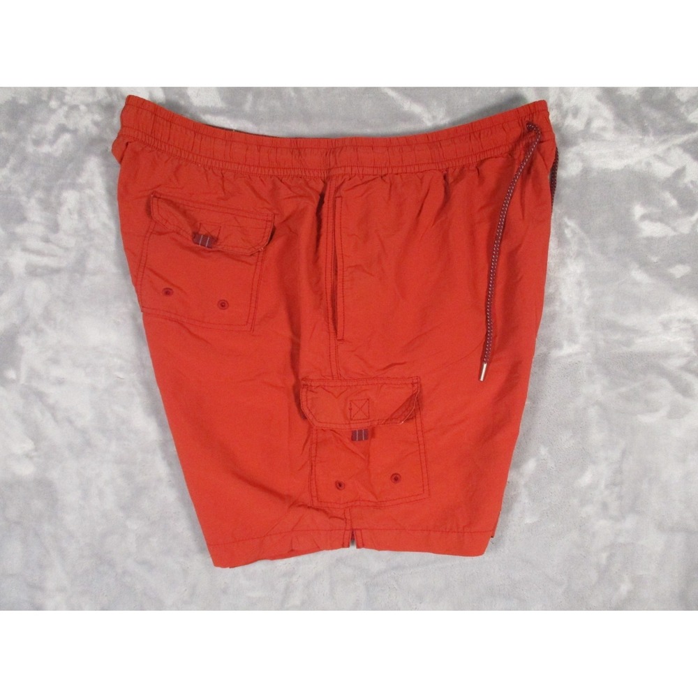Tommy Bahama Relax Mens XXL Orange Cargo‎ Swim Trunks Board Shorts Mesh Lined - Picture 6 of 12